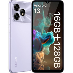 UMIDIGI A15T NFC išmanusis telefonas (2024),16+128GB,MTK Helio G95 Prozessor,64+8+2MP vaizdo kamera, 16MP priekinė kamera, 