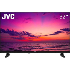 JVC LT-32VH4355 32 colių televizorius (HD-Ready, LED televizorius, trigubas imtuvas, HDMI, USB), juodas [2024]