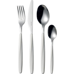 Guzzini - My Fusion, 24-teiliges Besteckset - Weiß, 16,8 x 7,5 x h25,5 cm - 11070011
