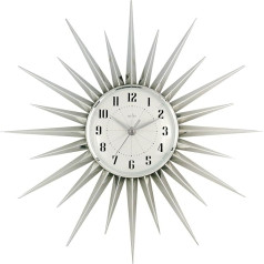 Acctim 21767 Stella Strahlenkranz-Wanduhr, sidabras