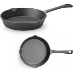 Universali ketaus keptuvė 200 mm x 40 mm skersmens