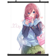KARMA-X Didelis 60 x 90 cm Penkių lygių dalių nuotakos Kakemono Scroll Picture Anime Manga Audinys Plakatas Sienų ritinys Plakatas Sienų apdaila Dovana Miku