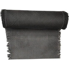 jackfru 1 ritininis rotango diržas, natūralus rotango diržas, skirtas baldų, kėdžių, spintų, lubų audiniams (juodas, 35 cm pločio)