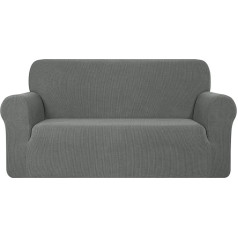 TOYABR Stretch 1 vnt. sofos užvalkalas Sofos užvalkalas Sofos užvalkalas žakardinis elastingas elastanas Sofos užvalkalas gyvenamajam kambariui ir miegamajam (3-vietis, pilkai žalias)