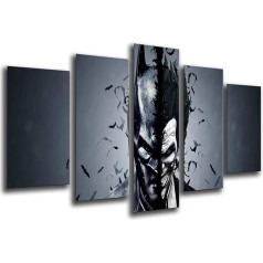 Sienų paveikslas Superherojai Batmanas Joker 165 x 62 cm medinis atspausdinti XXL formato menas Spausdinti Ref.26432