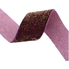 Yurosiay Glitter Velvet juostelės 9 m / ritinėliai Velvet dekoratyvinės juostelės Vienpusis blizgučiai juostelės Velvet derliaus Velvet sienos Velvet Dovanų juostelės juostelės Audinys juostelės Dekoratyvinės juostelės Velvet Velvet DIY