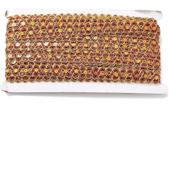 GORGECRAFT 14,2 jardų Dodger mėlyna juosta apdaila Sequins nėrinių juosta 3/4 colio metalinis blizgučių pynimo apdaila Banguotas Sequin nėrinių siuvinėjimo apdaila Sparkle nėrinių apdaila apdaila siuvimo Kalėdų suknelės