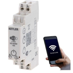 KE1608W 16A WIFI modulinis elektros skaitiklis Tiesioginis matavimas, suderinamas su 