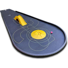 myminigolf 42 Mobilus žaidimų takas (mini golfas namams, su įvairiomis kliūtimis, golfo kilimėlis), įvairiaspalvis
