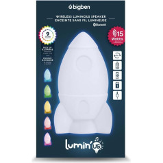 BIGBEN Sound BTLS Rocket belaidis garsiakalbis su raketos forma (Bluetooth, MP3, USB), įvairių spalvų