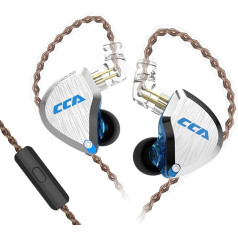 CCA C12 C12 5BA 1DD stereofoninės bosinės ausinės su kabeliu triukšmą slopinančios sportinės ausinės muzikantams, audiofilams, dainininkams, didžėjams