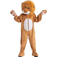 Dress Up America Scary pliušinis Liūto plaukų galvos kostiumas