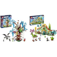 LEGO 71461 Dreamzzz fantastinis namelio medyje rinkinys ir 71459 Dreamzzz svajonių būtybių arklidė