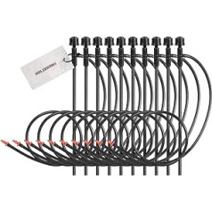 HOLZBRINK Tornado mikropurškiklis 25L/H ant 20 cm žemės smaigalio + jungtis PLUN + PVC mikro žarna + jungtis 10 rinkinių