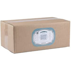Skaidrus glicerino muilo pagrindas, skirtas muilo liejimui, glicerino muilas, žalias muilas pilstymui, be SLS (12 kg)