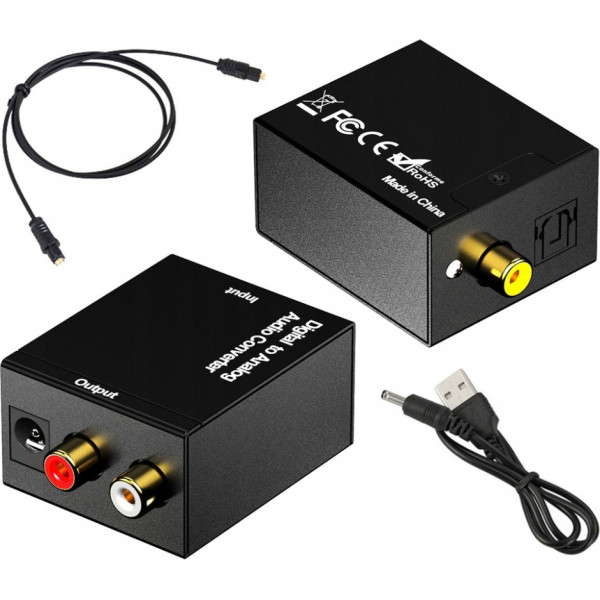 AK319A KONVERT. SPDIF 2xRCA + USB ligzda