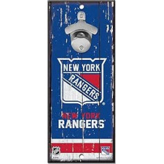 „Wincraft New York Rangers“ NHL ženklas su butelių atidarytuvu