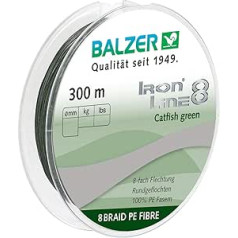 Balzer IronLine 8 Šamų valas 0,40 mm 300 m