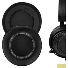 Geekria QuickFit Ersatz-Ohrpolster für Razer Kraken 7.1 Chroma V2 USB žaidimų ausinės Kopfhörer Ohrpolster Headset Ohrpolster Reparaturteile (Schwarz)