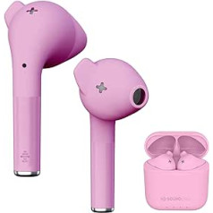 „SoundLiving“ įdedamos ausinės, „Bluetooth“ ausinės, jutiklinis valdymas, „Hi-Fi“ stereofoninė įranga, įtaisytas mikrofonas – skandinaviško dizaino (rožinė)
