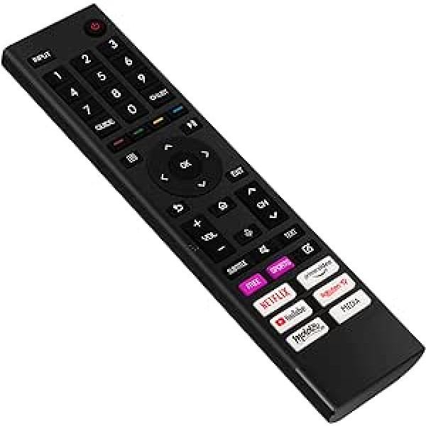 ALLIMITY ERF3H80H pakaitinis balso nuotolinio valdymo pultas, tinkamas Hisense 4K televizoriui 43A6G 50E76GQ 55E76GQ 43A7GQ 50A7GQ 75A53FEVS 50A53FEVS 65A53FEVS 75A53FEVS 65A53FEVS 725A27GQ6AG05 65A6G 75A6GS 58A7GQ