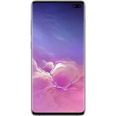 „Samsung Galaxy S10 +“ išmanusis telefonas iš 6,4 „QHD + lenktas dinaminis AMOLED (8 GB RAM, 128 GB ROM, 16 MP, greitas „Exynos 9820“, belaidis ir atvirkštinis įkrovimas), juoda [ispaniška] [an energijos vartojimo efektyvumo klasė]“