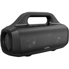 Soundcore Motion Boom Bluetooth Lautsprecher von Anker, su Titan Audiotreibern, BassUp Technologie, IPX7 Wasserschutz, 24h Akku, su Trageschlaufe, idealiai tinka draußen, Garten, Strand (Generalüberholt)