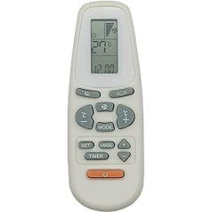 Wellclima YKR-C01E oro kondicionieriaus nuotolinio valdymo pultas pakeičia to paties prekės ženklo AUX Beko Bent Climapiù Max Winner Zephir Zoomix ir kt.