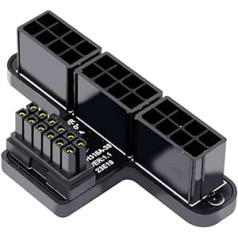 xiwai ATX3.0 GPU PCI-E 5.0 jungtis 90 laipsnių žemyn kampu 12V HPWR galios modulinis į tris ATX 8P adapterius, skirtas 4080 5090TI 12+4P vaizdo plokštei