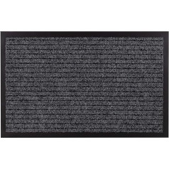 Dura 2868 Neslystantis kilimėlis, durų kilimėlis, kilimėlis lauke ir viduje, guminis, antracito spalvos, 50 x 80 cm