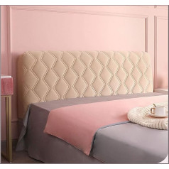 ‎Zjs ZJS Dvigubas galvūgalio dangtelis Dvigulė lovos danga Aukštos kokybės elastingas galvūgalio dangtelis Velvet Anti-Collision Pillow Pillow Champagne 75 