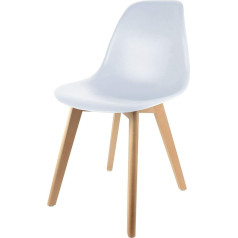 The Home Deco Factory Skandinaviška vaikiška kėdutė, aukštis 56,5 cm, balta