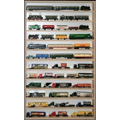 Alsino Kolekcionuojamų automobilių modelių vitrina v91 Birch Muliplex 12 lygių 70 x 115 cm - vitrina su 2 diskais