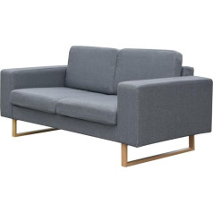 Yongdu 2 vietų sofa, Sofa lova, Sofa lova, Sofa su miego funkcija, Sofa lova, Sofos ir kušetės, Sofa lova, Audinys šviesiai pilka
