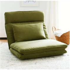 Zymen Gyvenamasis kambarys Daybed Recliner Sofa Sofa Couch Sulankstomas poilsio kambarys Vidinis grindų sofa lova 14 būdų reguliuojamas Atminimo diena