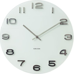 Karlsson KA4402 Wanduhr Vintage rund weiß, Ø 35 cm