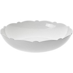 Alessi Dressed Salatschüssel 290 cl Porzellan Weiss, 31,5 x 31,8 x 31,5 cm