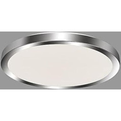 BRILONER Leuchten 2302-018 LED vonios kambario šviestuvas su metaliniu rėmeliu 15 W IP44 1500 liumenų 4000 kelvinų baltos spalvos chromas 290 x 78 mm (DxV)