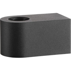 SLV FITU CUBE WL sieninis šviestuvas / vidaus sieninis apšvietimas, paviršinis šviestuvas, lubų prožektorius / E27 20 W juodas plienas