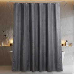 Duschvorhang Graue Badezimmer Vorhang: Duschvorhang Badewanne - Elegante Dekorative Shower Curtain - 200x183 cm