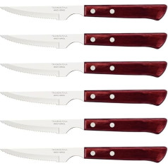 Tramontina Steakmesser Spanish Style, 6 dalių rinkinys, Edelstahl, Holzgriff, FSC, 22