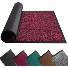 Vidaus lauko durų kilimėliai 50x80cm Dirt Trapper Mat Patvarus guminis pagrindas Virtuvės kilimėliai Neslystantys plaunami Super absorbentas namams Virtuvė ir biuras