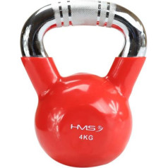 Kettlebell ketaus kumštelinė chromuota rankena KTC10 RED / N/A