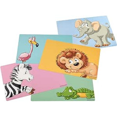 Ritzenhoff & Breker Happy Zoo padėkliukų rinkinys iš 5 vnt