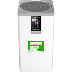 VOCOlinc HEPA oro valytuvas alergiškiems žmonėms CADR 500 m³/h 60 ㎡ namų rūkomajame, apsaugo nuo 99,97 % pelėsių, dulkių, žiedadulkių, dulkių ir dūmų, oro valytuvas, 30 dB miego režimas, laikmatis su programėle, baltas