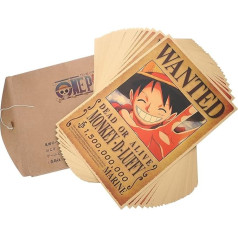 CosplayStudio One Piece Wanted Plakatų rinkinys I 66 dalys I A3 formatas