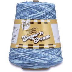 Lily Sugar'n Cream Garn, Faded Denim, 1 vnt.