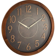 CITIZEN Clocks CC2052 Lauko sieninis laikrodis, tamsiai rudos spalvos
