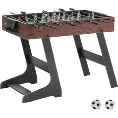 VEVOR sulankstomas stalo futbolas Standartinio dydžio 42 colių vidinis futbolas, skirtas namams, šeimai ir žaidimų kambariui, futbolas su stalo futbolo rinkiniu