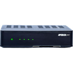 APEBOX S2X 4K daugiaabonentinis H.265 UHD 2160p palydovinis imtuvas, DVB-S2X imtuvas, ETHERNET, 